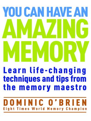 cover image of You Can Have an Amazing Memory